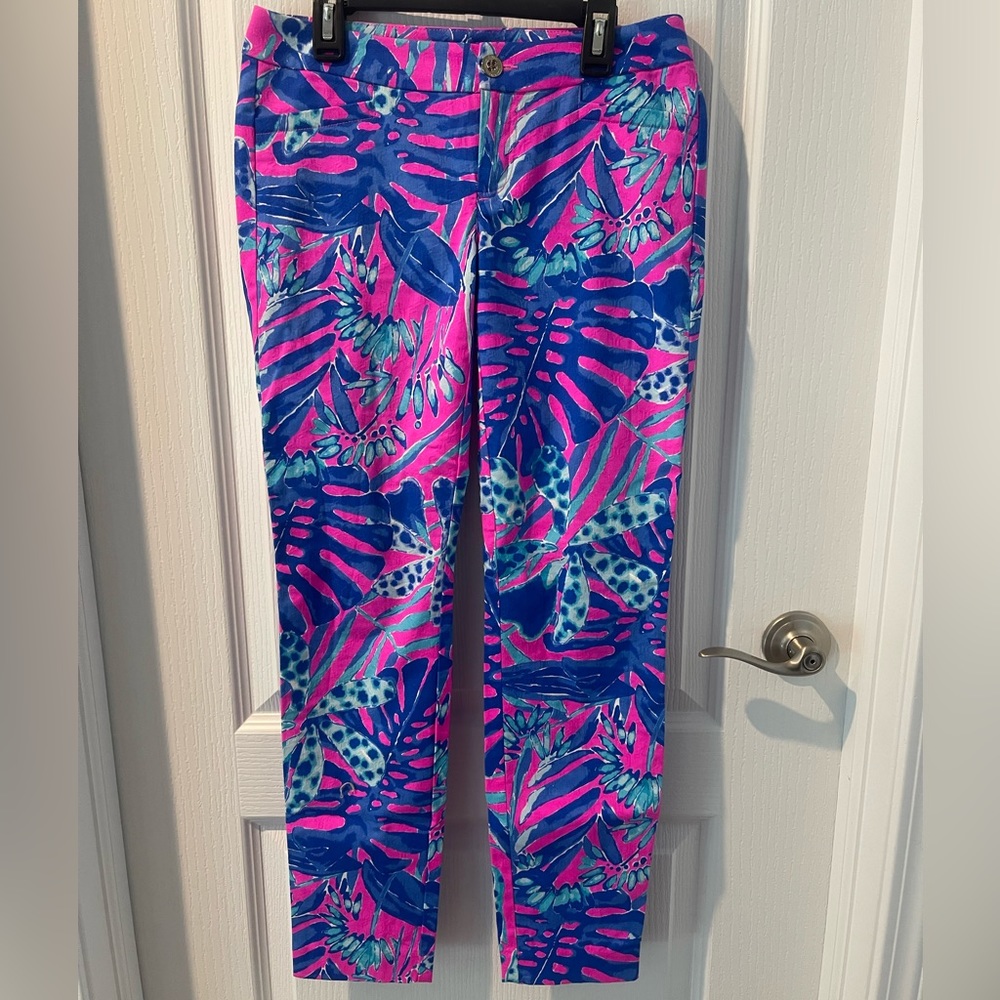 NWT Lilly Pulitzer Kelly Ankle Pants - 0